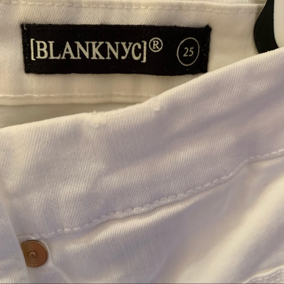 BLANK NYC Jeans in White w/ Bell Bottoms - Picture 5 of 9